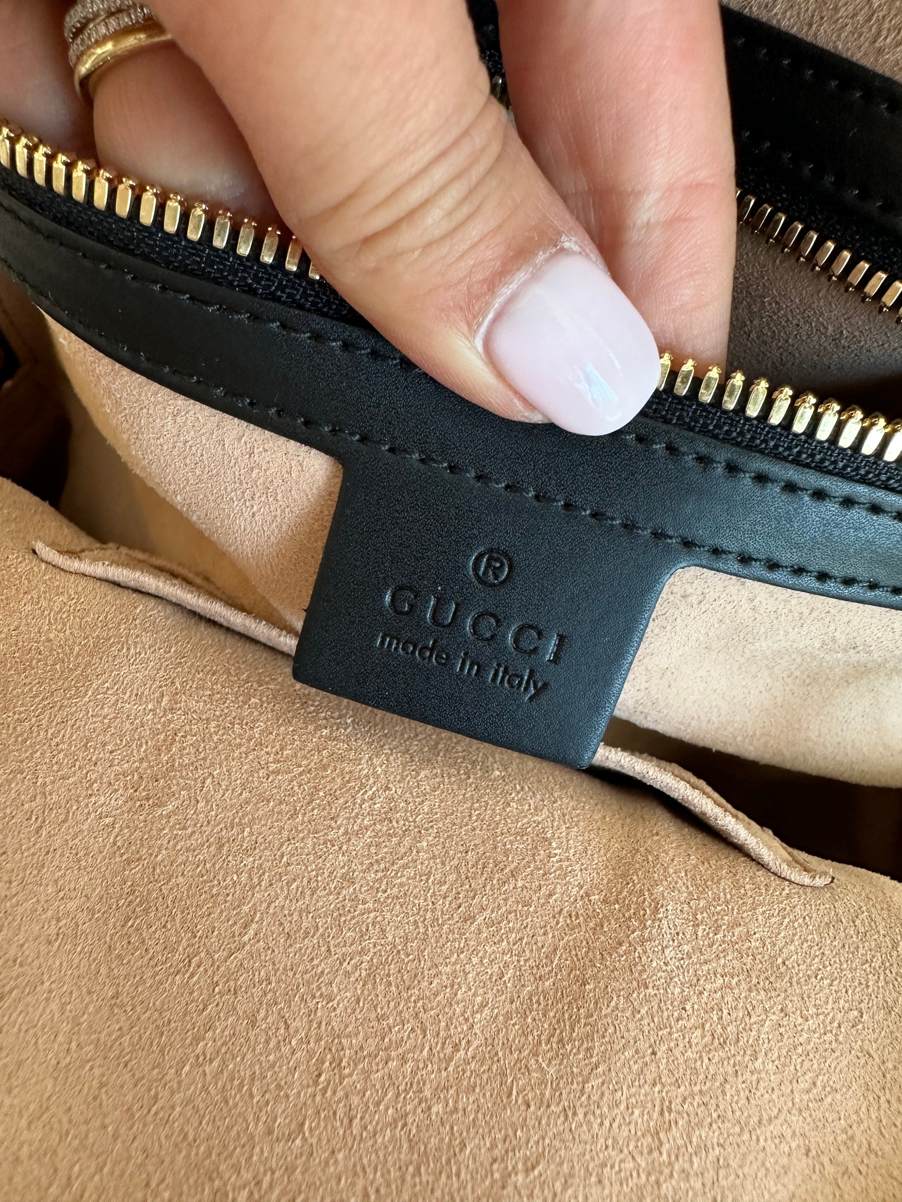 Pre-Owned GUCCI GG Supreme Bees Backpack