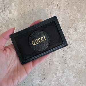 Pre-Owned GUCCI Black Off The Grid Cardholder