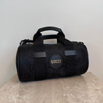 Pre-Owned GUCCI Black Off The Grid Nylon Jacquard Shoulder Bag
