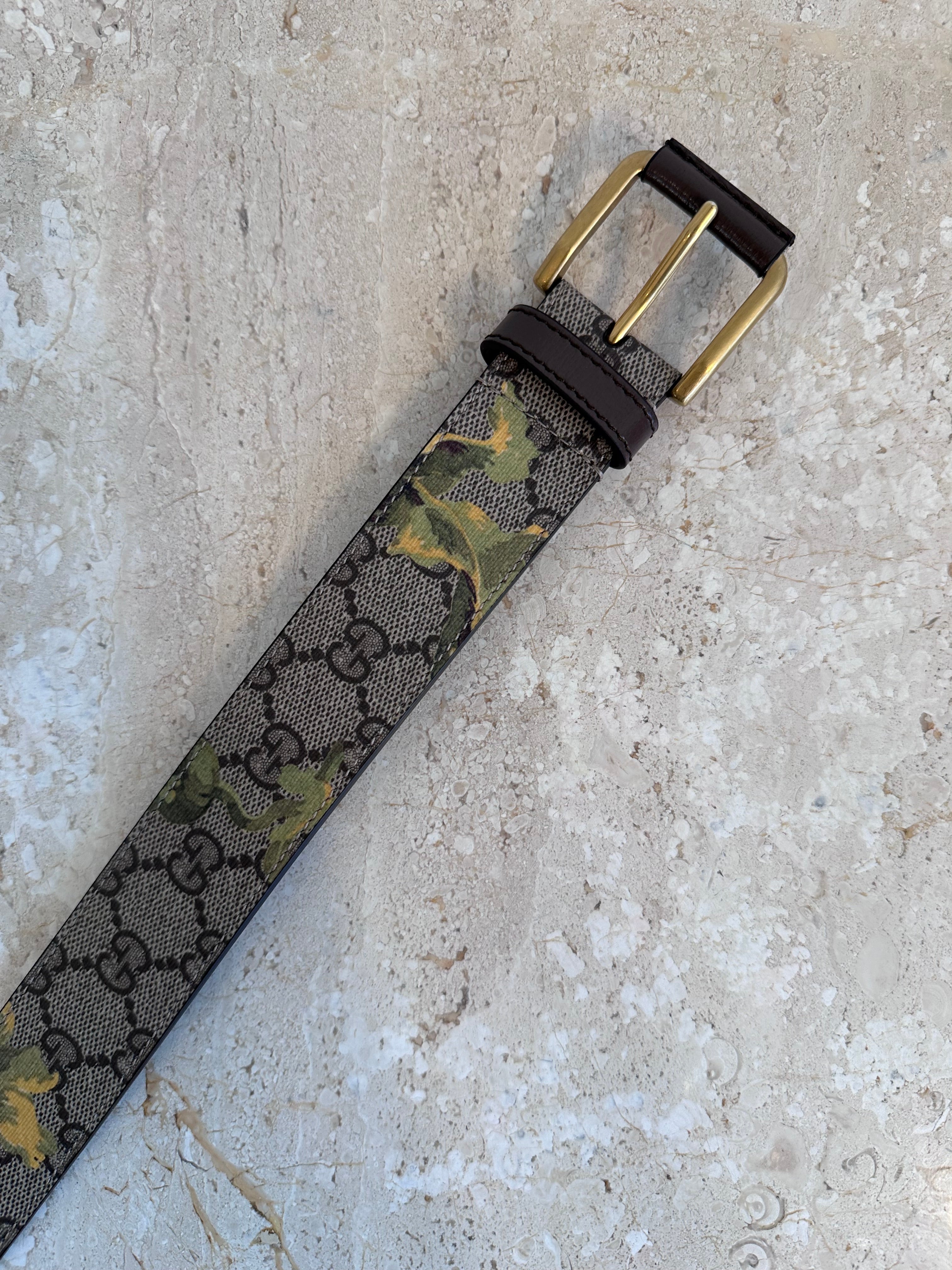Pre-Owned GUCCI Flora Belt Size 85/34
