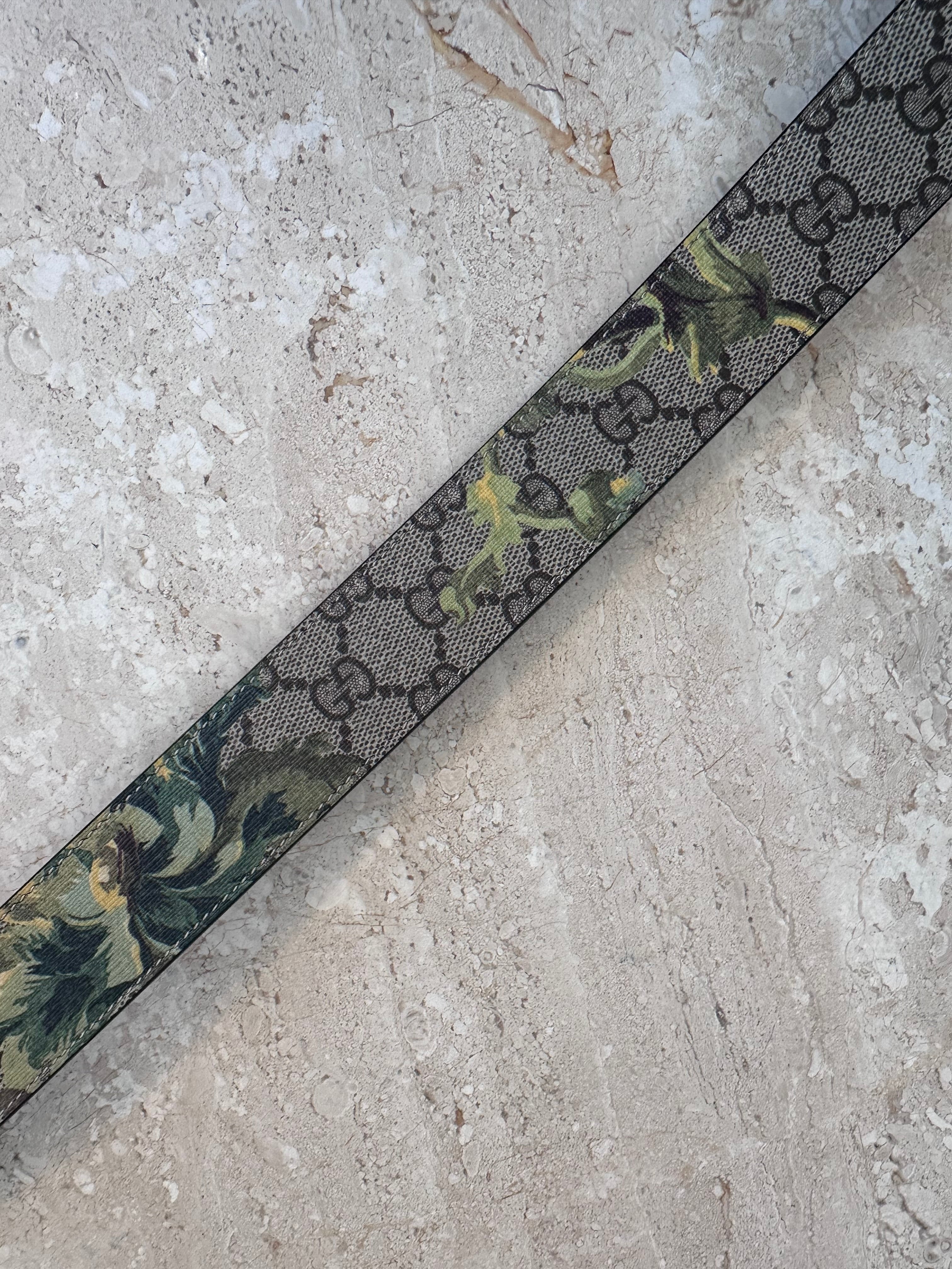 Pre-Owned GUCCI Flora Belt Size 80/32