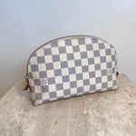 Pre-Owned LOUIS VUITTON Large Damier Azur Cosmetic Pouch
