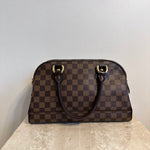 Pre-Owned LOUIS VUITTON Damier Ebene Duomo Boston Bag