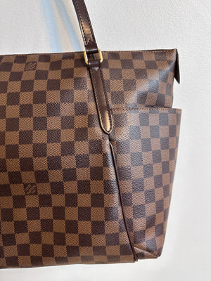 Pre-Owned LOUIS VUITTON Damier Ebene Totally MM
