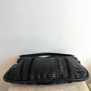 Pre-Owned JIMMY CHOO Pleated Leather Zoe Hobo