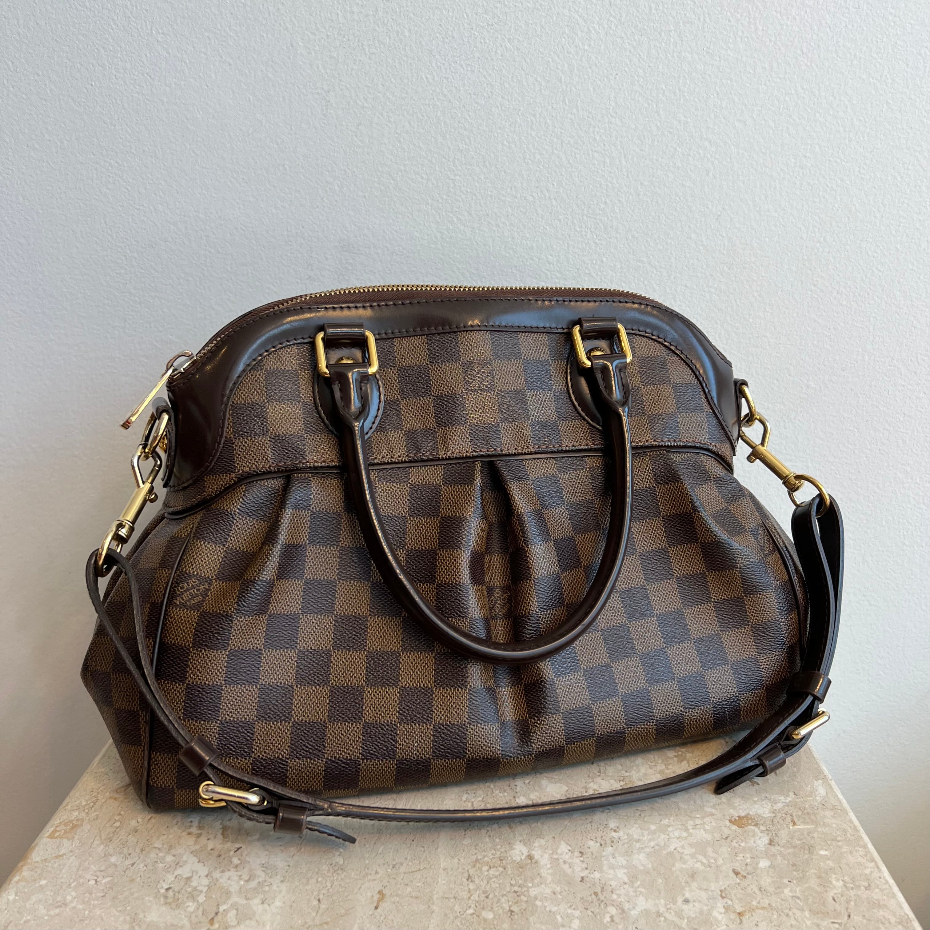 Pre-Owned LOUIS VUITTON Damier Ebene Trevi PM