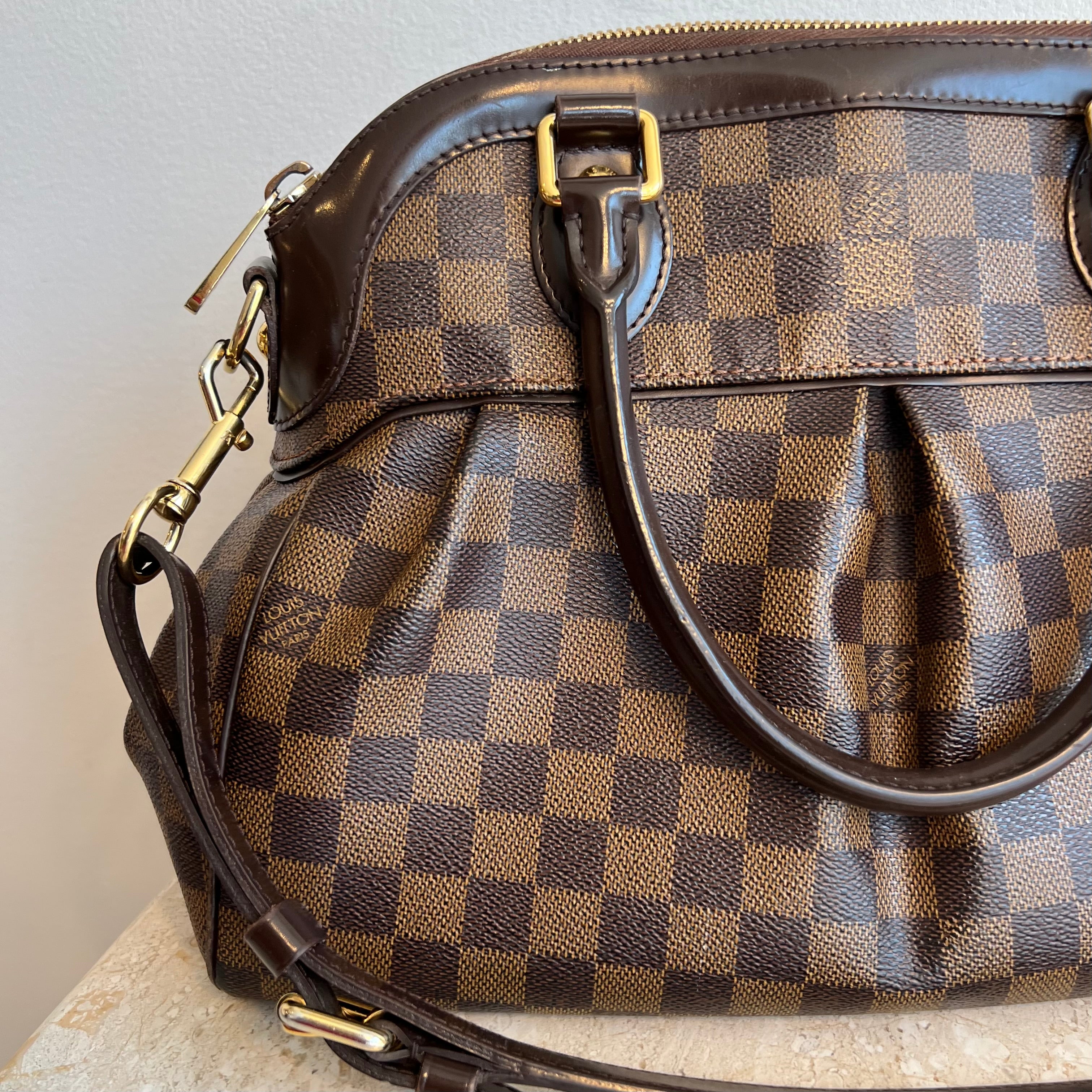 Pre-Owned LOUIS VUITTON Damier Ebene Trevi PM
