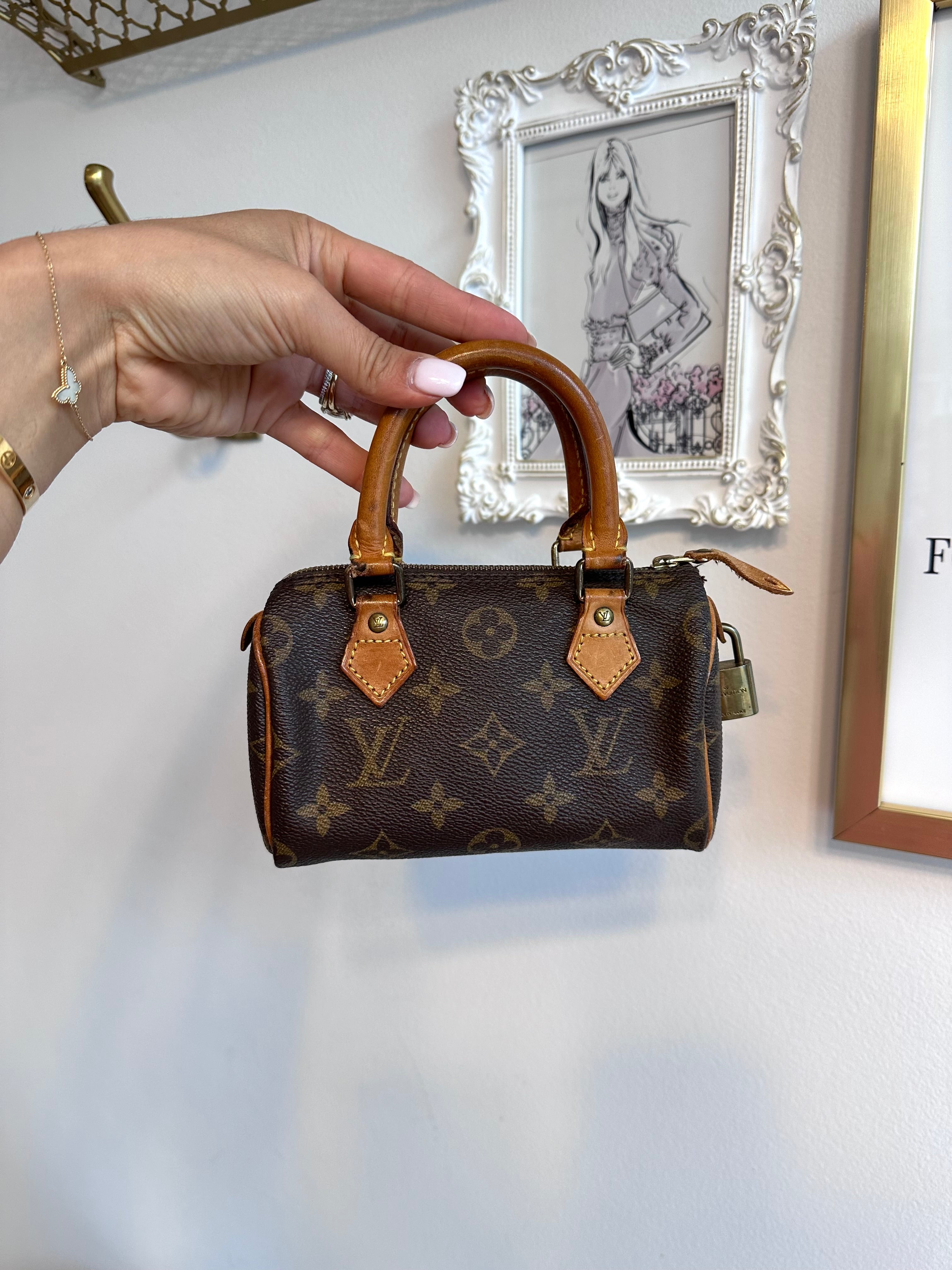 Pre-Owned LOUIS VUITTON Vintage Nano Speedy