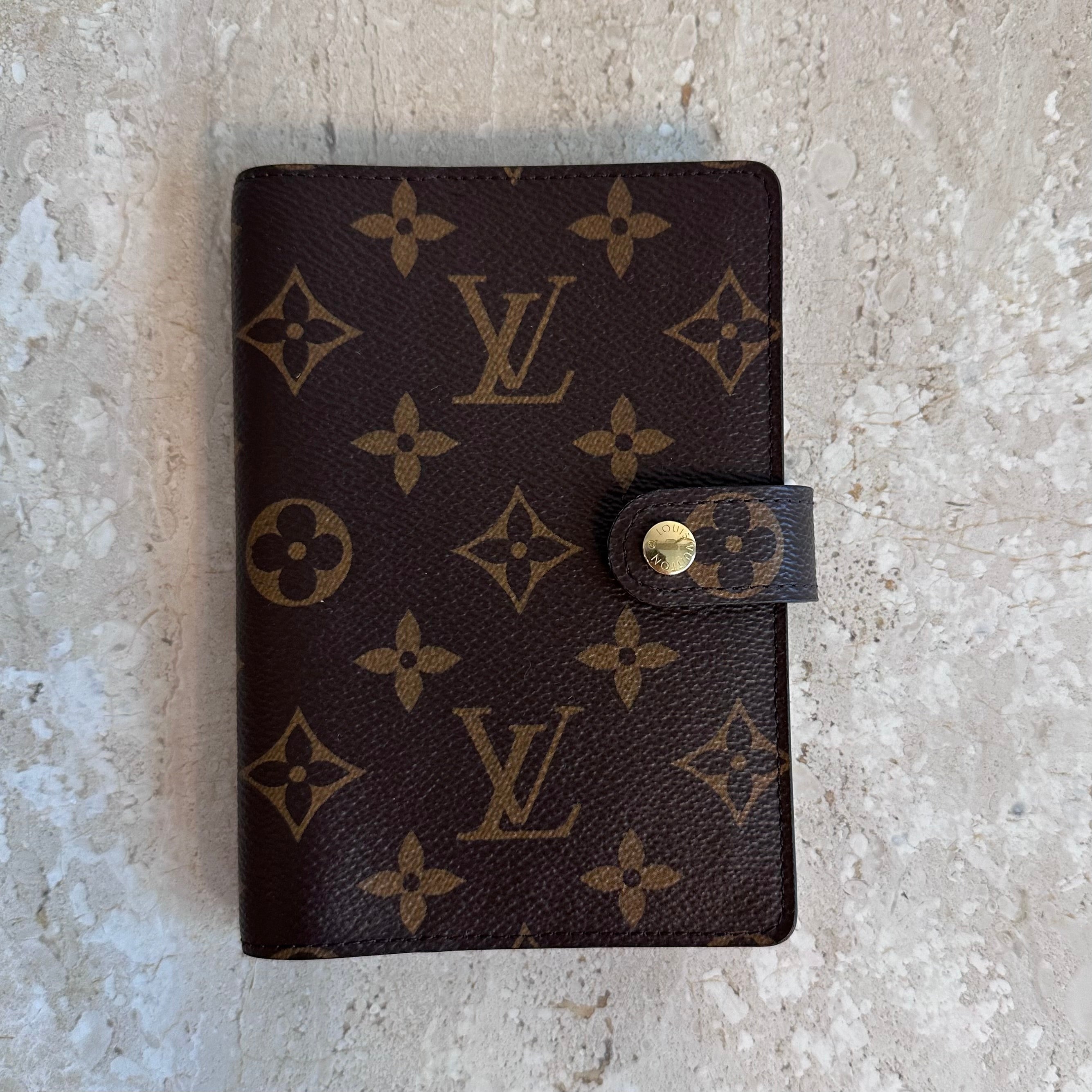 Pre-Owned LOUIS VUITTON Monogram Small Ring Agenda Cover