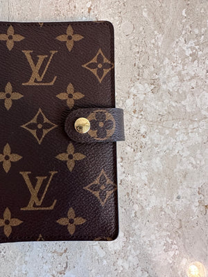 Pre-Owned LOUIS VUITTON Monogram Small Ring Agenda Cover