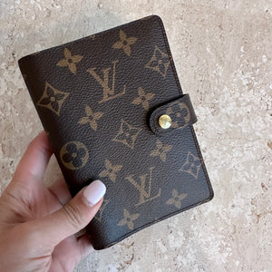 Pre-Owned LOUIS VUITTON Monogram Small Ring Agenda Cover