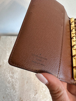 Pre-Owned LOUIS VUITTON Monogram Small Ring Agenda Cover
