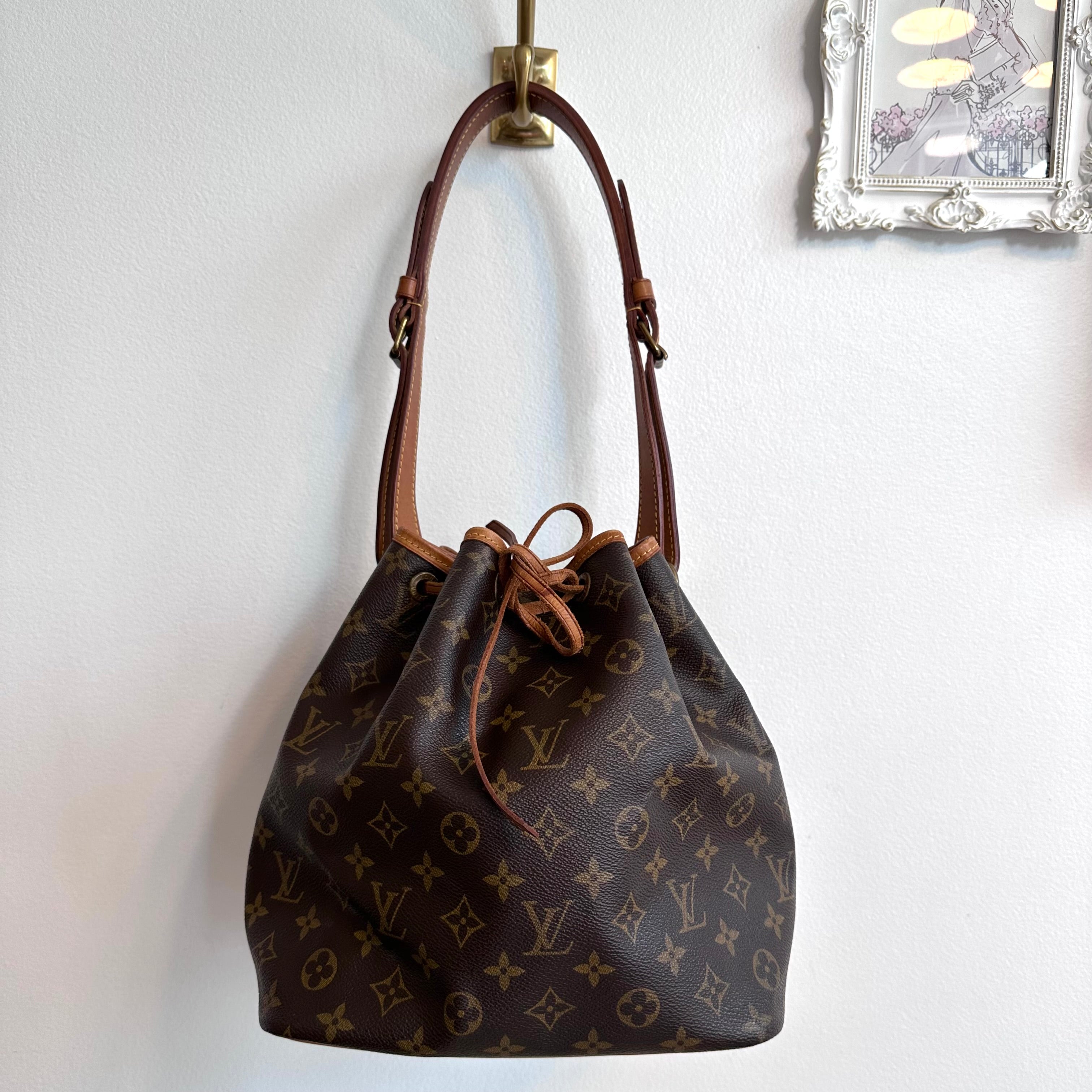 Louis Vuitton Vintage Louis Vuitton Petit Noe Monogram Canvas 