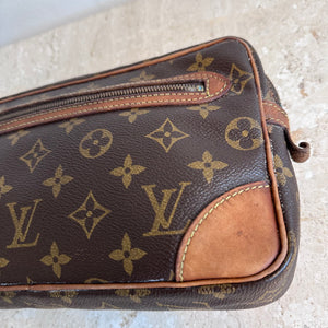 Pre-Owned LOUIS VUITTON Monogram Marly Dragonne Clutch