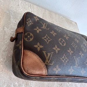 Pre-Owned LOUIS VUITTON Monogram Marly Dragonne Clutch