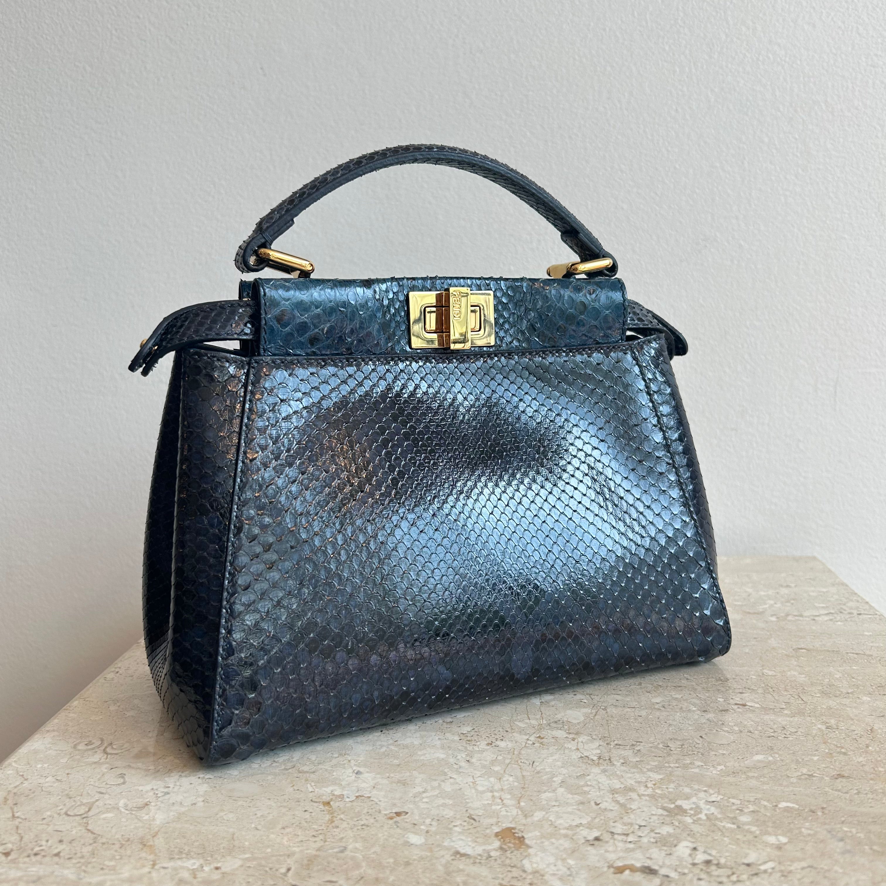 Fendi peekaboo blue hotsell