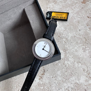 Pre-Owned FENDI Black Leather My Way Watch