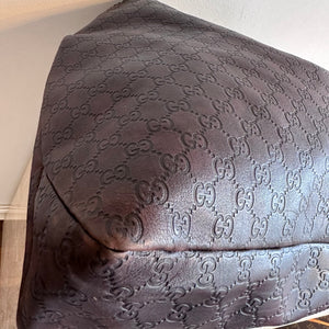 Pre-Owned GUCCI Large Brown Guccissima Horsebit Hobo