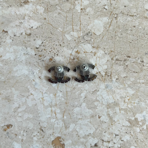 Pre-Owned CHANEL™ Small Black Crystal Stud Earring