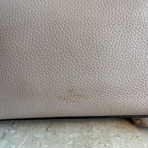 Pre-Owned VALENTINO Leather Medium Rockstud Crossbody Bag