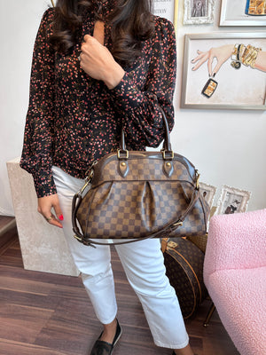 Pre-Owned LOUIS VUITTON Damier Ebene Trevi PM
