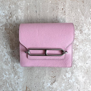 Pre-Owned HERMES Pink Roulis Slim Wallet