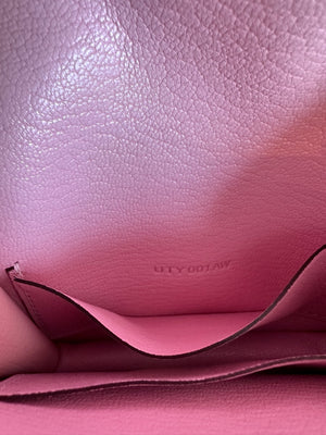 Pre-Owned HERMES Pink Roulis Slim Wallet