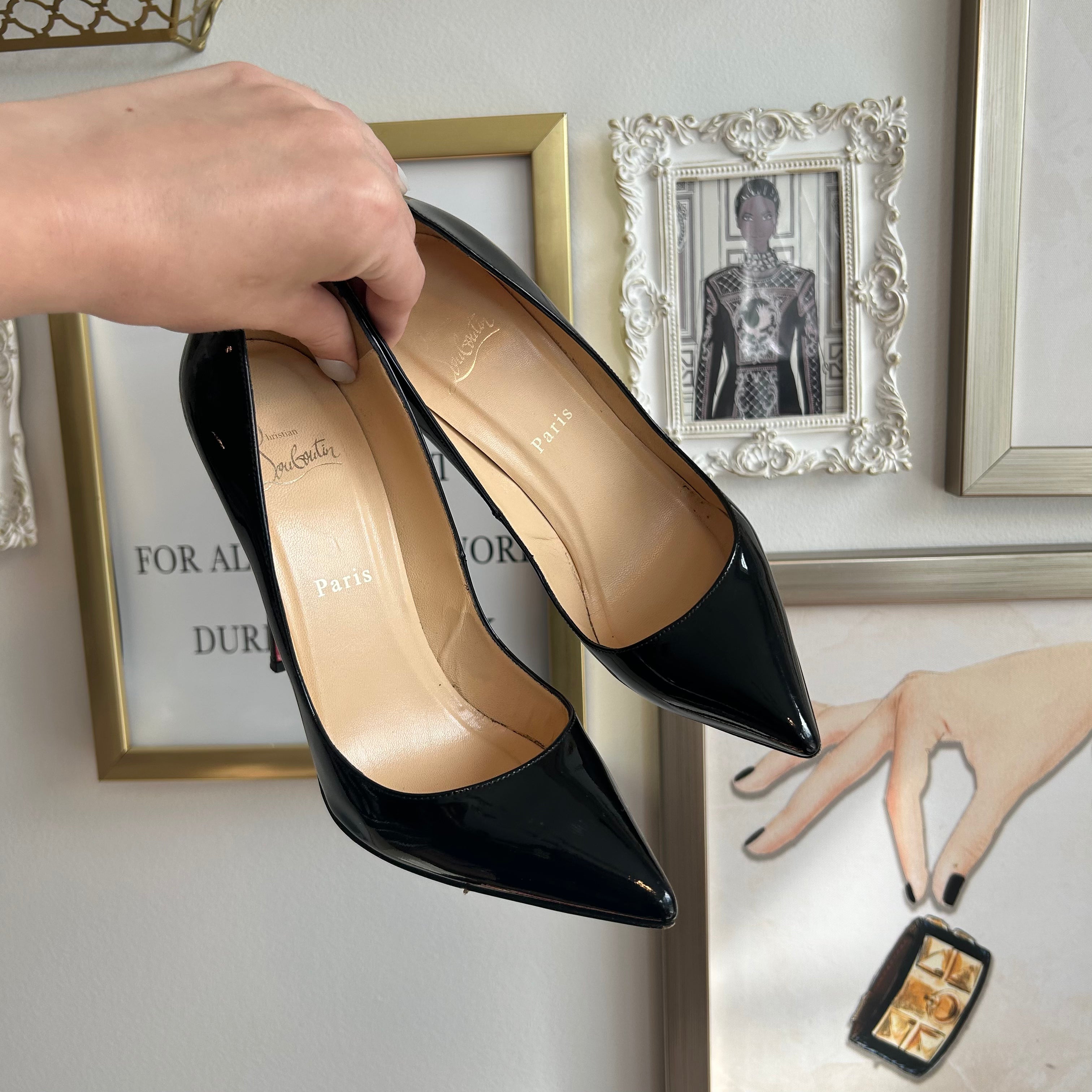 Pigalle black patent 1 discount