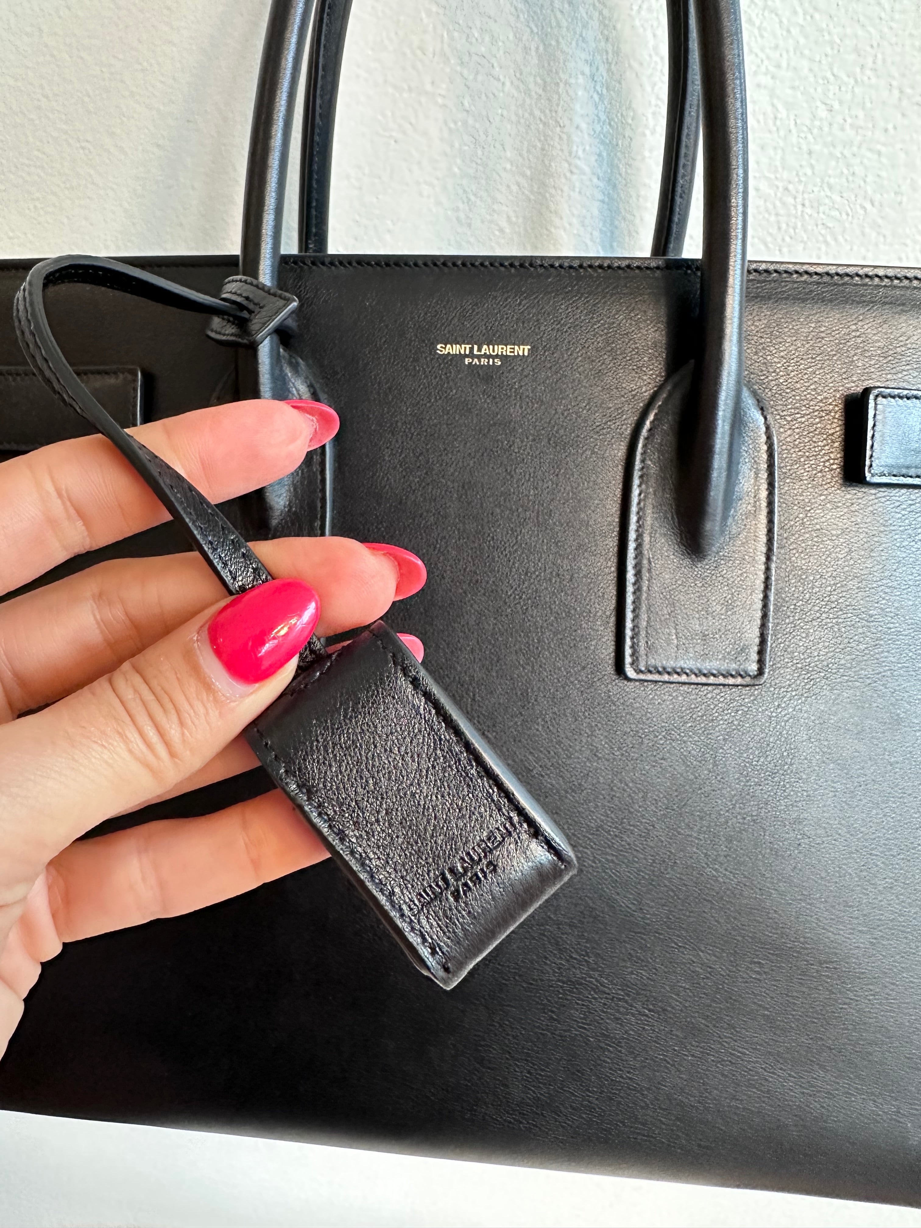 Pre-Owned SAINT LAURENT Black Sac De Jour