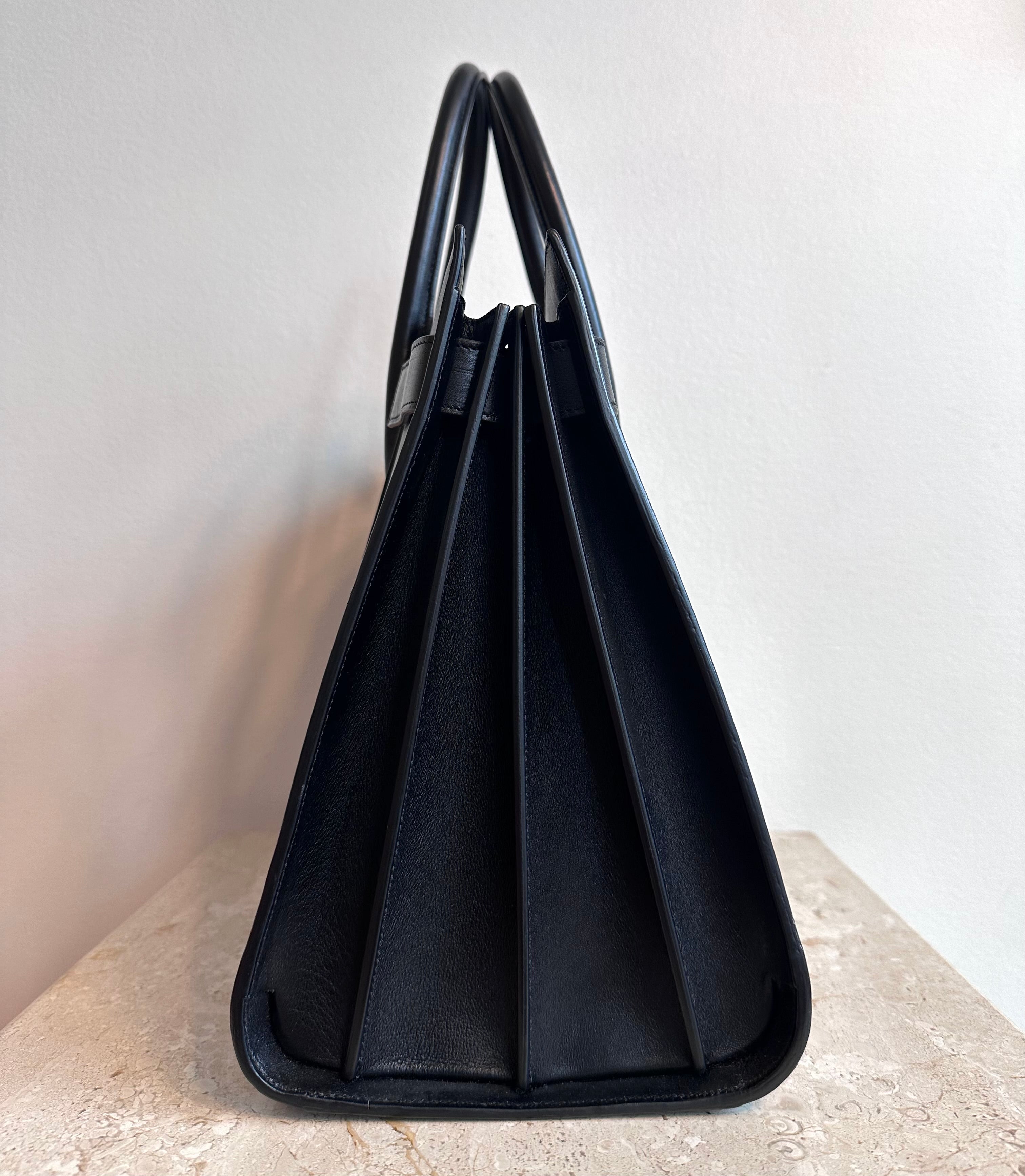 Pre-Owned SAINT LAURENT Black Sac De Jour