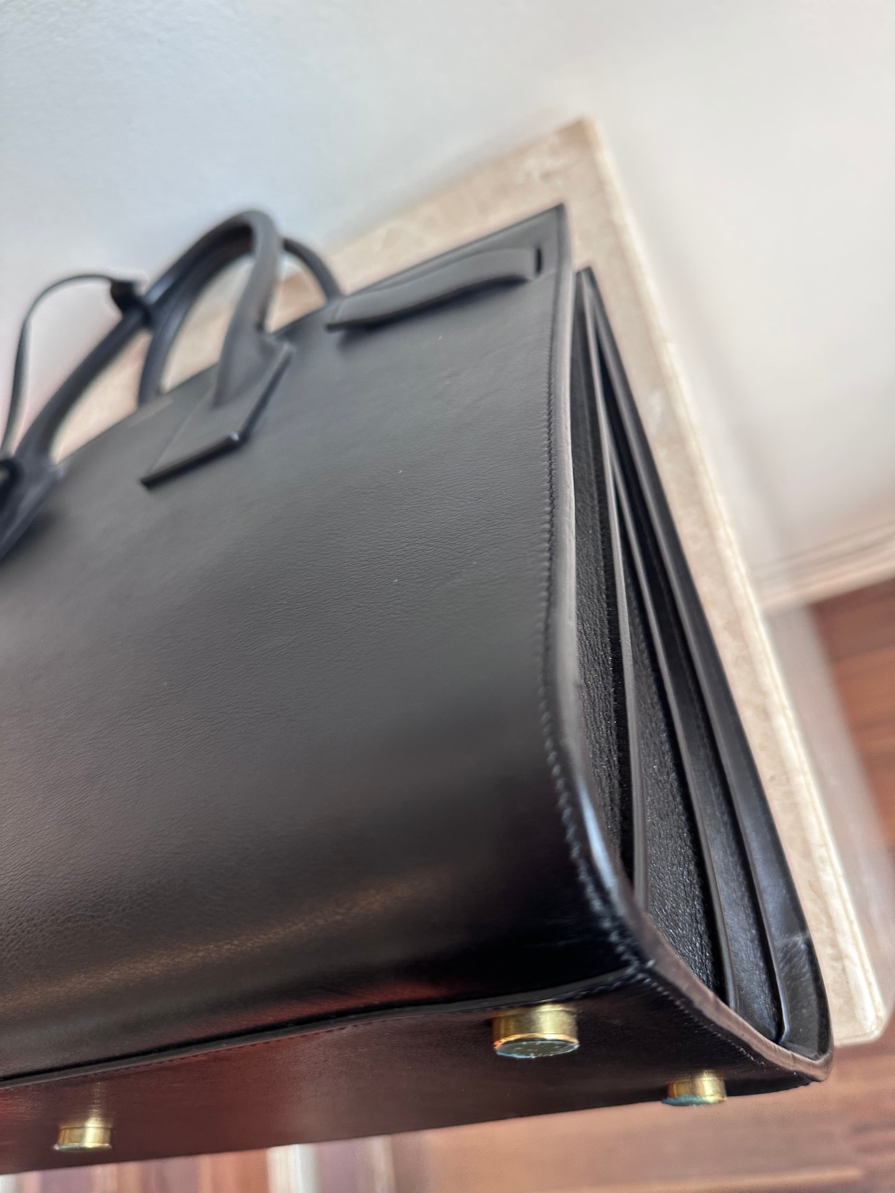 Pre-Owned SAINT LAURENT Black Sac De Jour