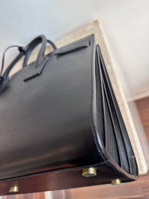 Pre-Owned SAINT LAURENT Black Sac De Jour