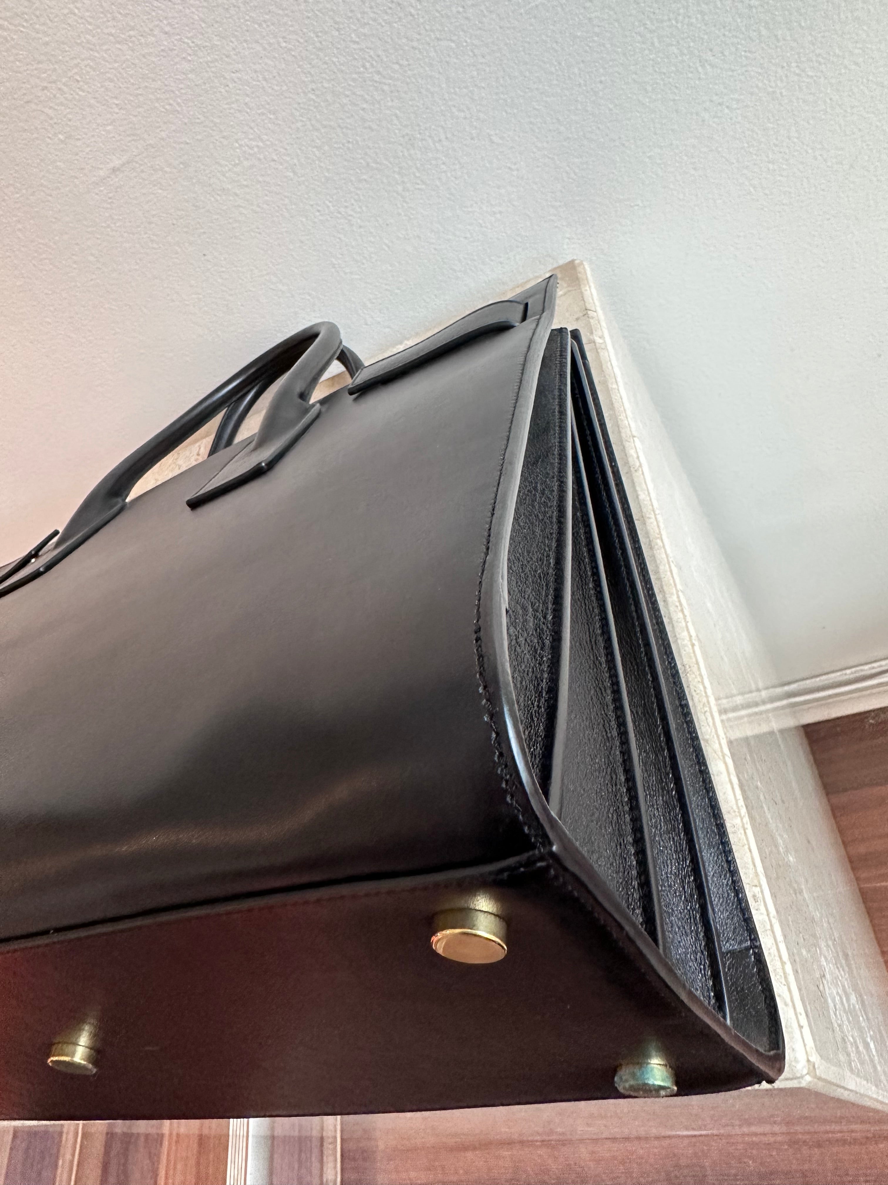 Pre-Owned SAINT LAURENT Black Sac De Jour