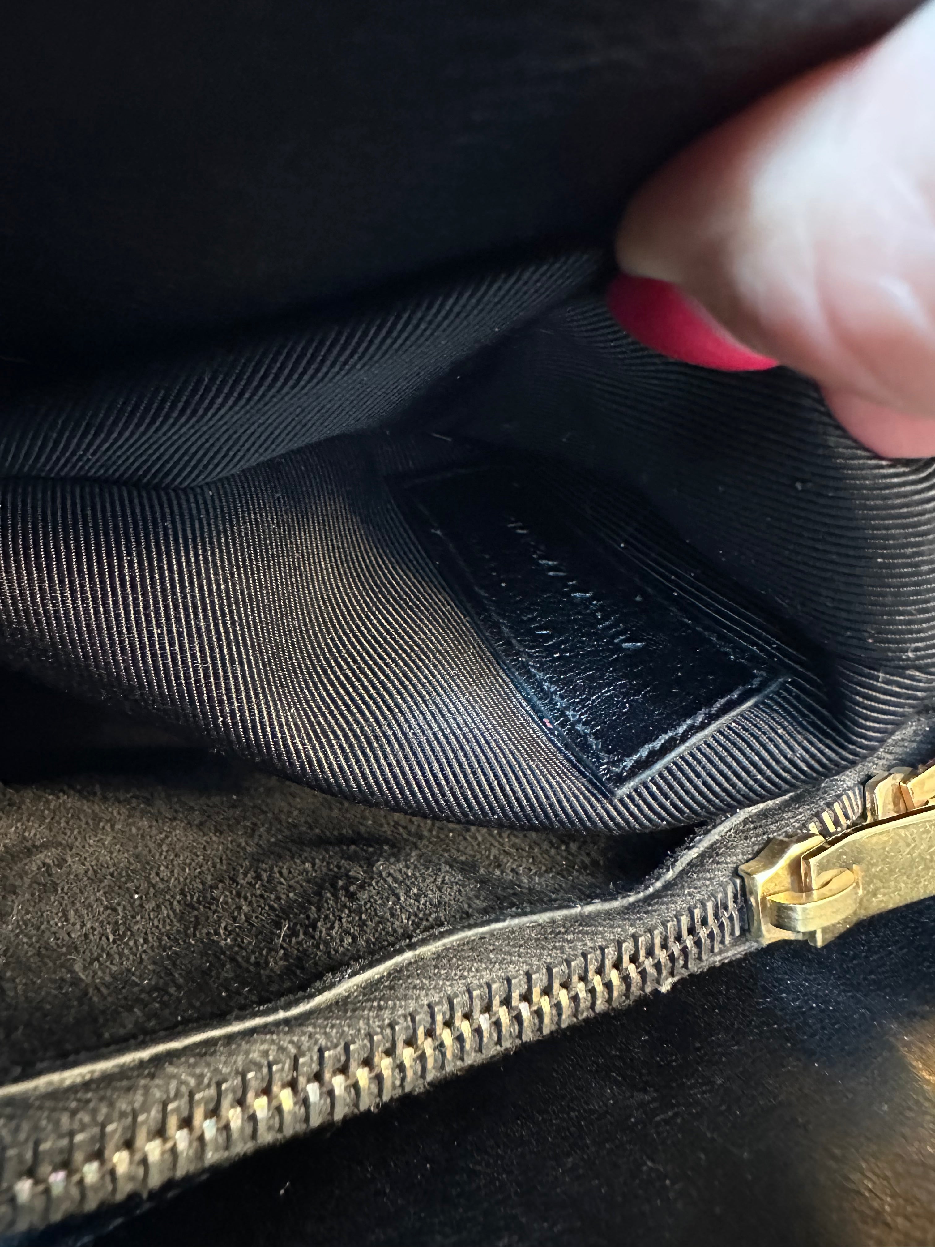 Pre-Owned SAINT LAURENT Black Sac De Jour