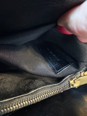 Pre-Owned SAINT LAURENT Black Sac De Jour