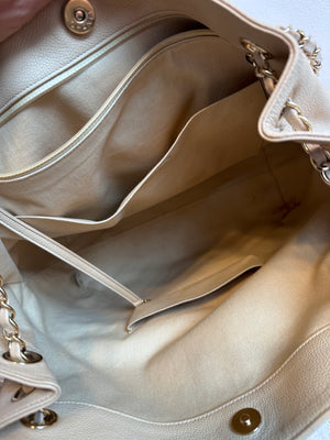 Pre-Owned CHANEL Beige Shoulder Bag