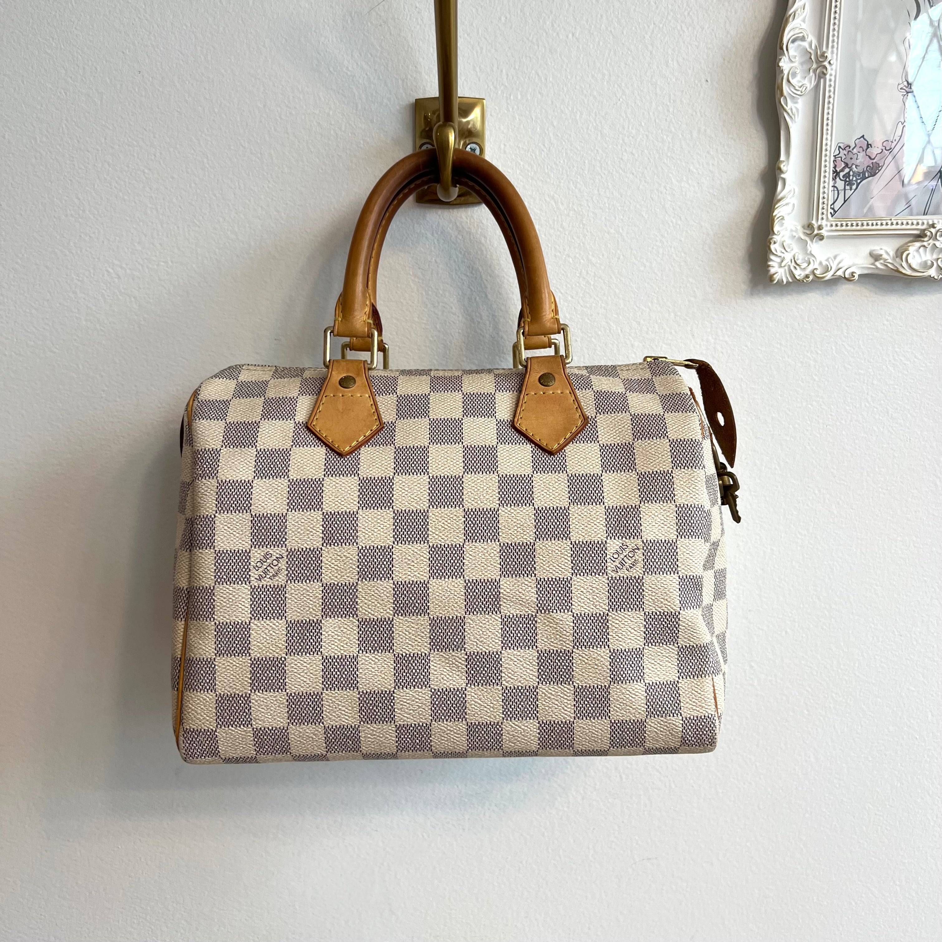 Pre-Owned LOUIS VUITTON Damier Azur Speedy 25