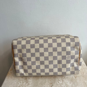 Pre-Owned LOUIS VUITTON Damier Azur Speedy 25
