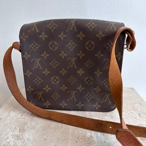 Pre-Owned LOUIS VUITTON Monogram Cartouchiere Crossbody MM