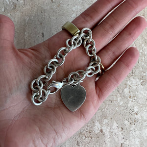 Pre-Owned TIFFANY & CO. SS Heart Tag Bracelet