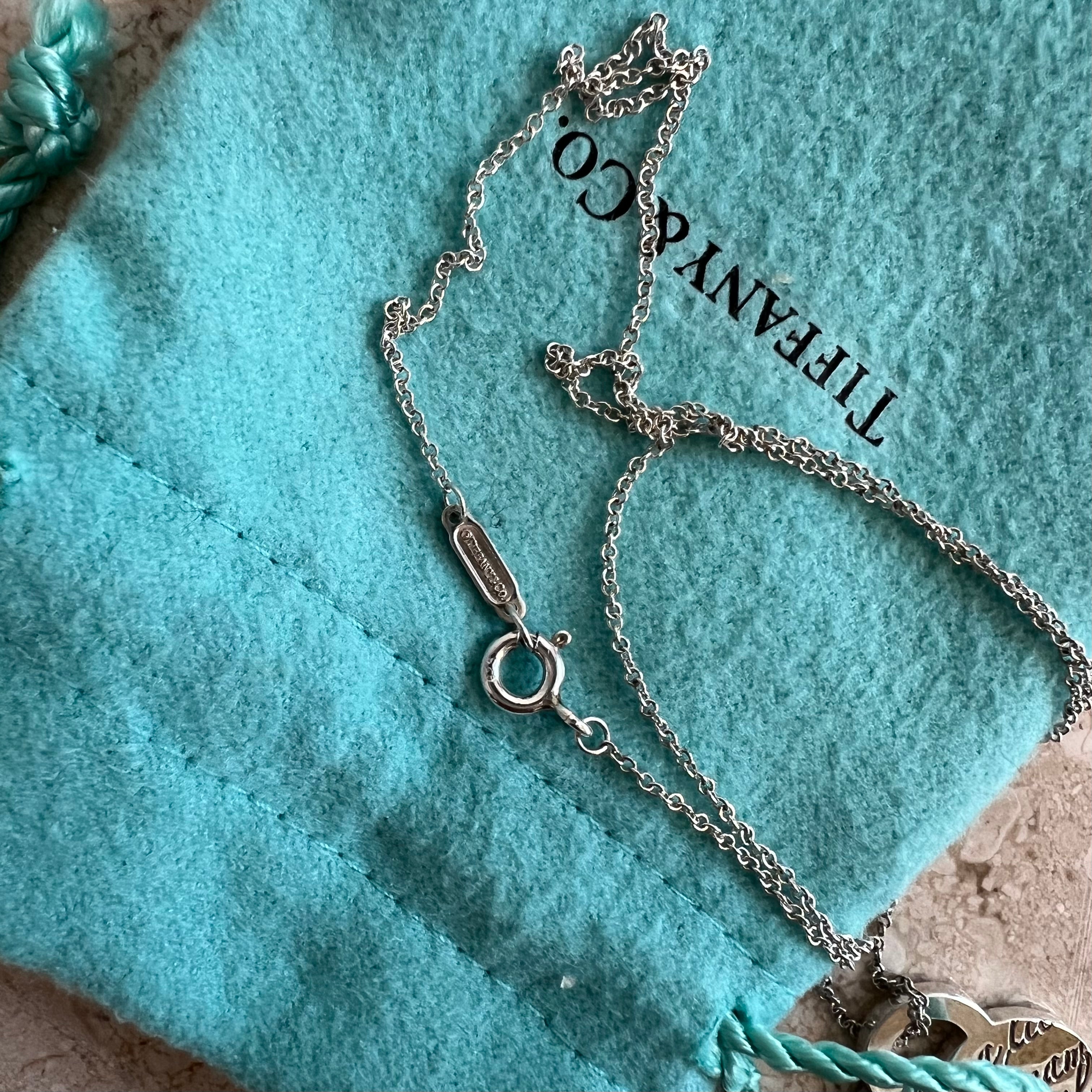 Pre-Owned TIFFANY & CO. SS Dream A Little Dream Heart Pendant Necklace