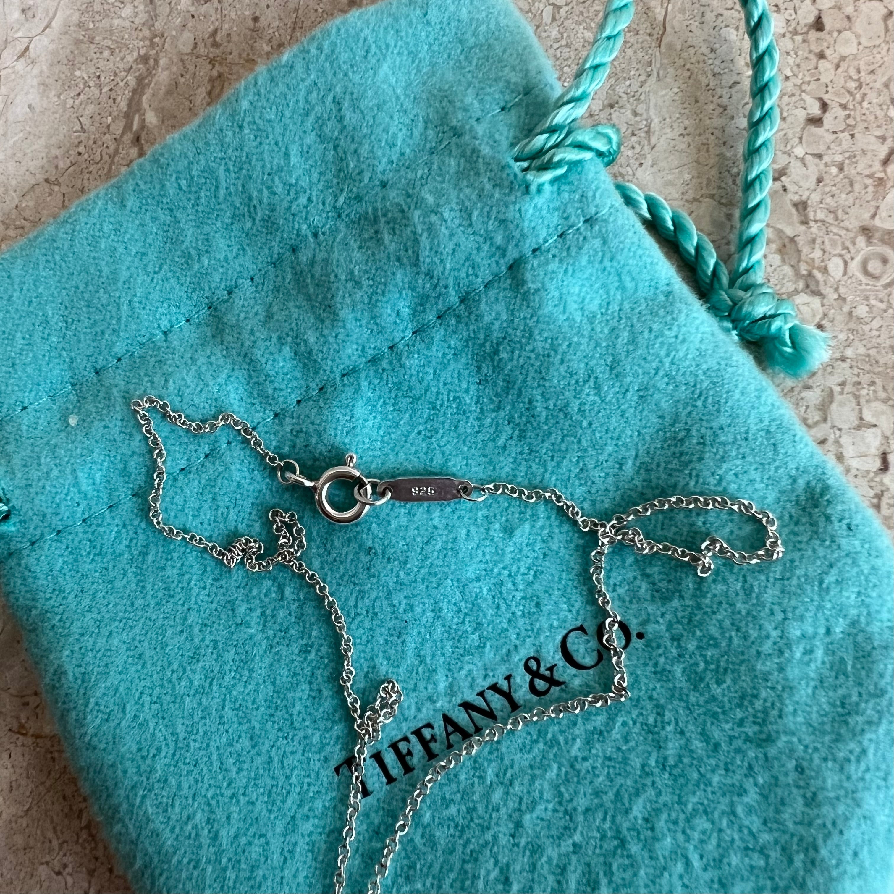 Pre-Owned TIFFANY & CO. SS Dream A Little Dream Heart Pendant Necklace