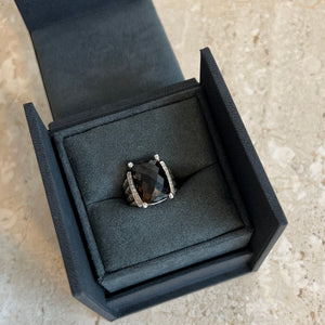 Pre-Owned DAVID YURMAN Smoky Topaz Wheaton Ring - Size 5