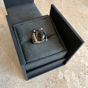 Pre-Owned DAVID YURMAN Smoky Topaz Wheaton Ring - Size 5