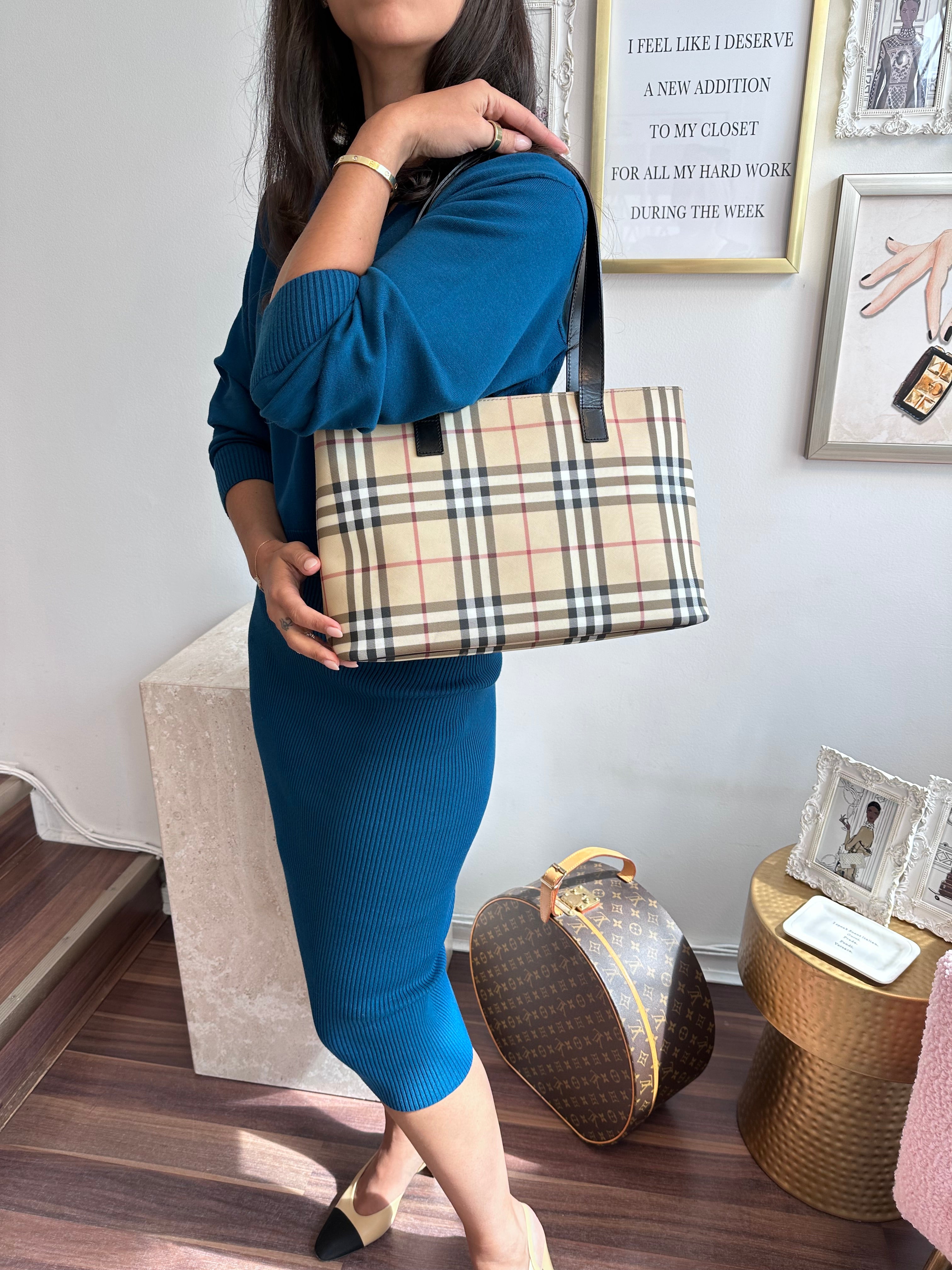 Pre-Owned BURBERRY Vintage Nova Check Tote