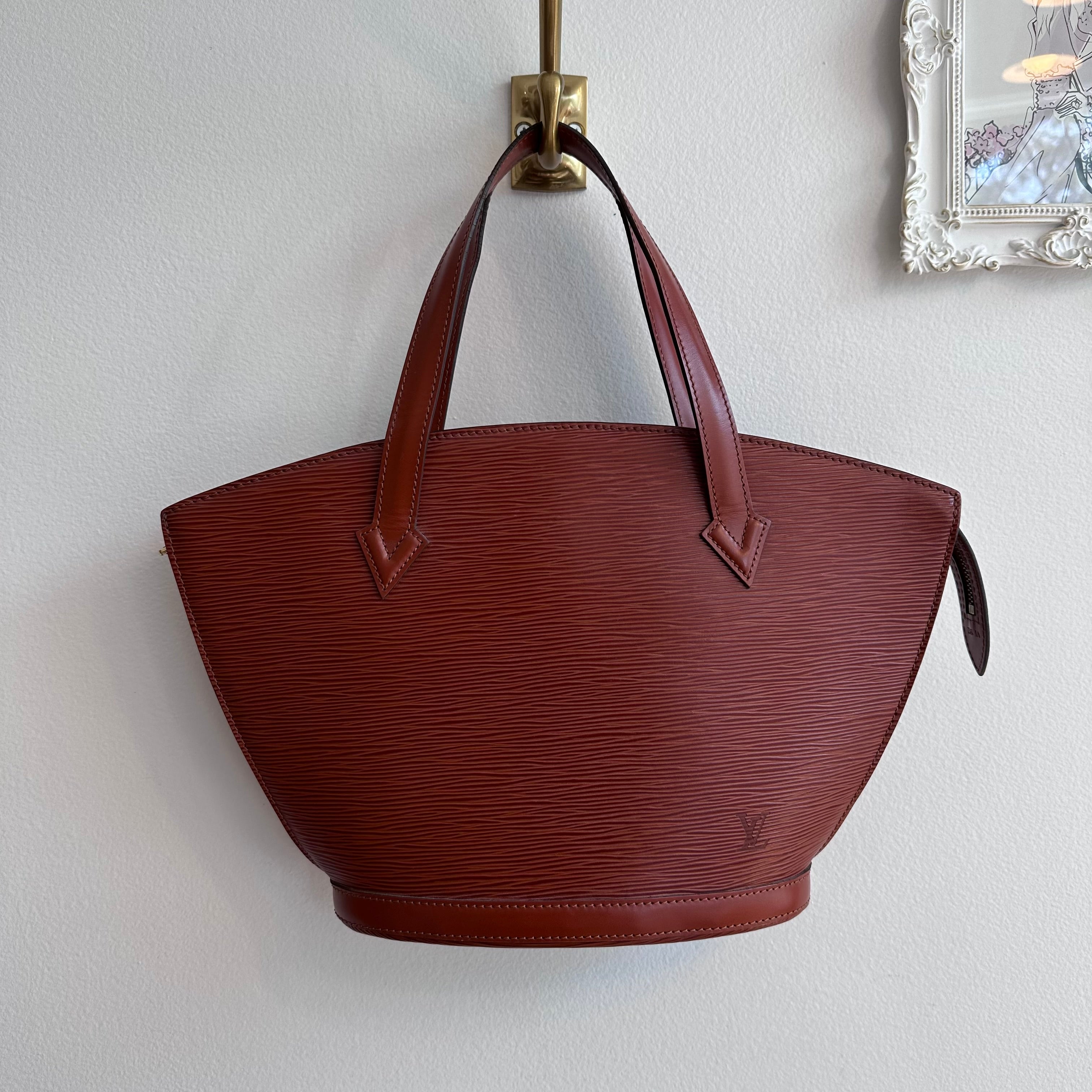 Pre-Owned LOUIS VUITTON Fawn Epi Leather St. Jacques PM Bag