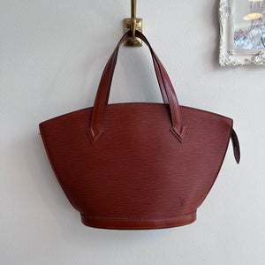 Pre-Owned LOUIS VUITTON Fawn Epi Leather St. Jacques PM Bag