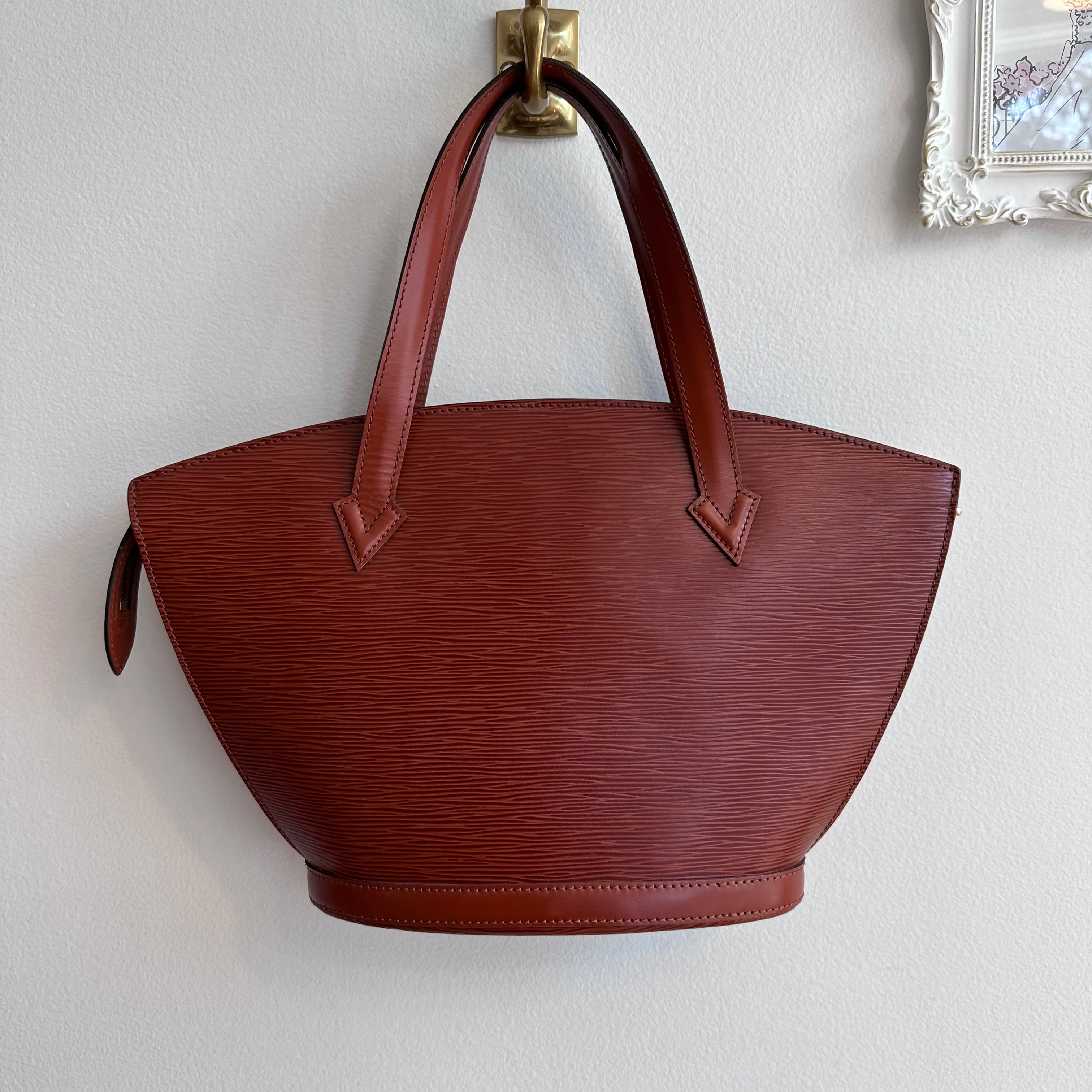 Pre-Owned LOUIS VUITTON Fawn Epi Leather St. Jacques PM Bag