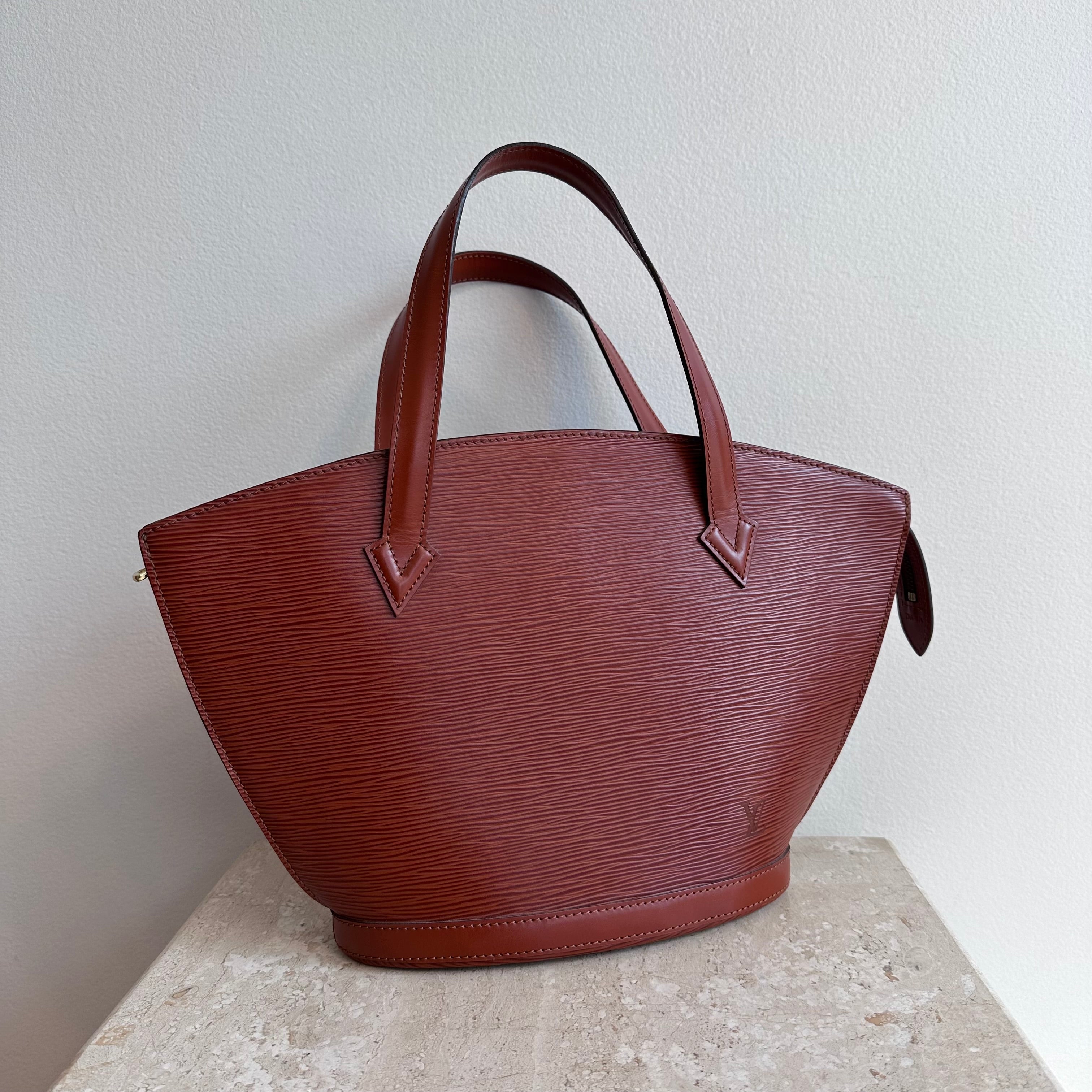 Pre-Owned LOUIS VUITTON Fawn Epi Leather St. Jacques PM Bag