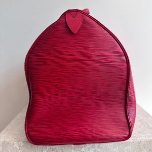 Pre-Owned LOUIS VUITTON Vintage Red Epi Speedy 40